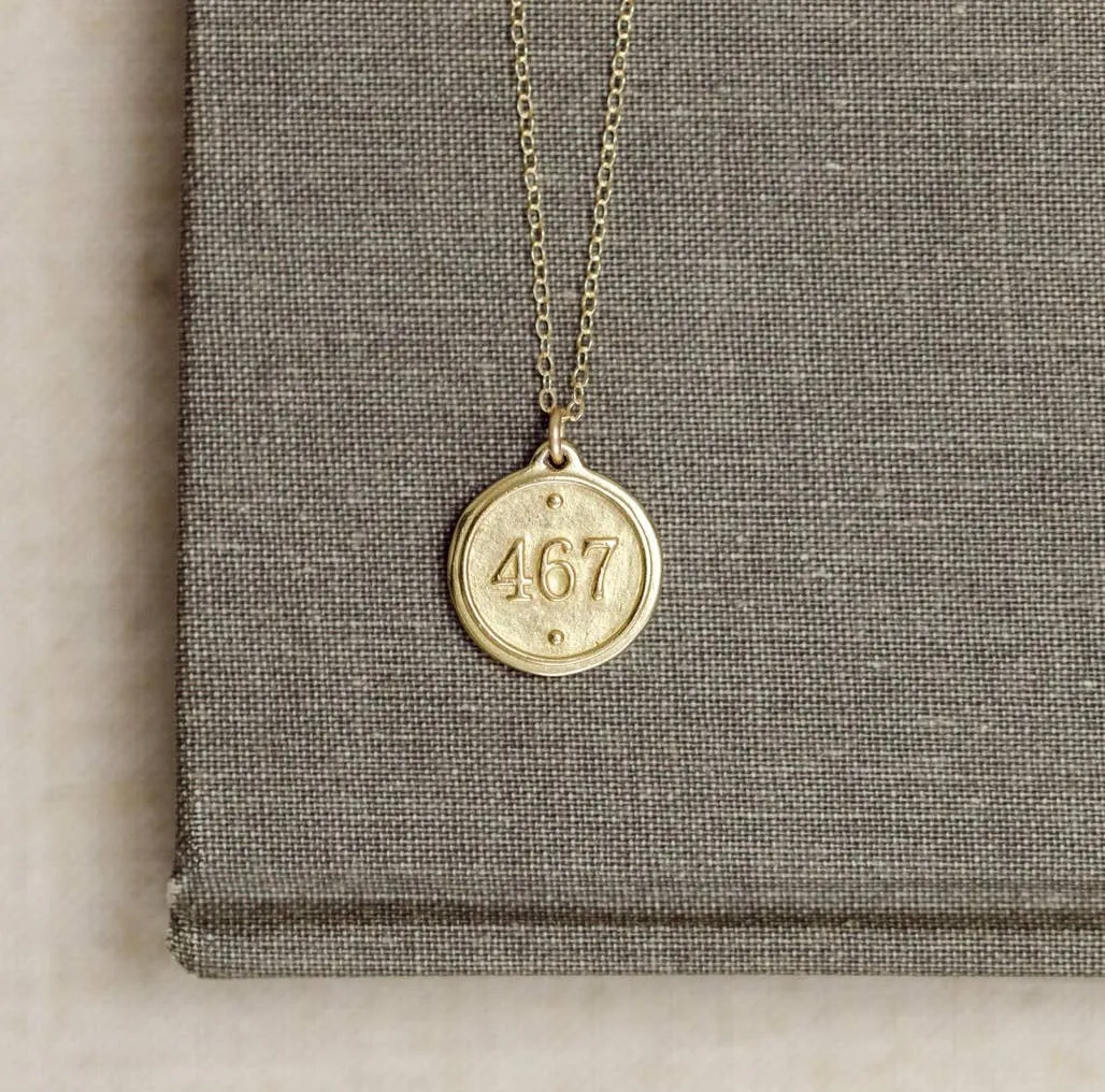 16" - Philippians 4:6-7 (Petite Pendant Necklace)