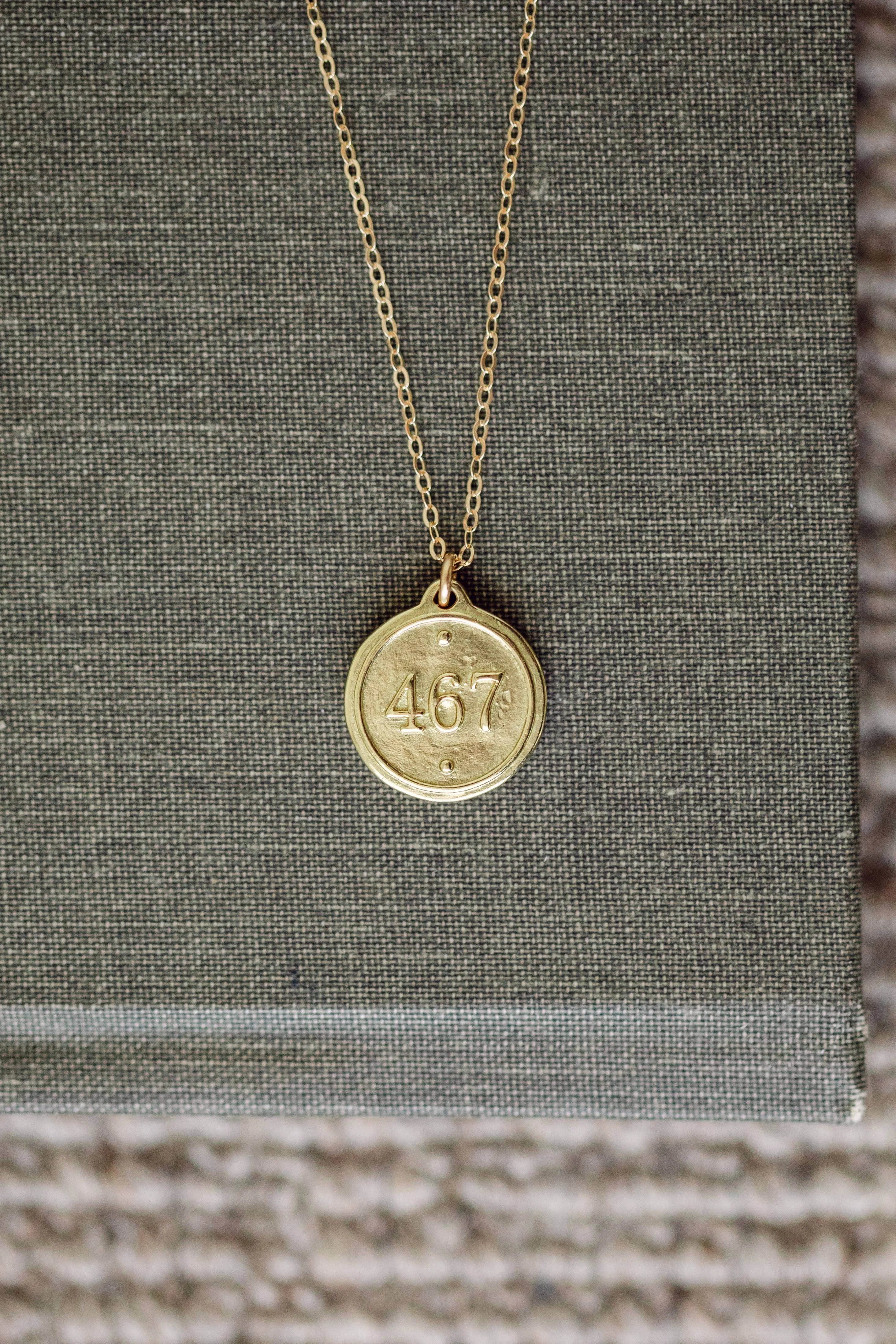 16" - Philippians 4:6-7 (Petite Pendant Necklace)