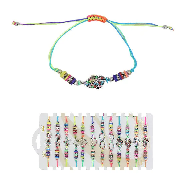 Adjustable Fashion Bracelets 0245R6 (12 units)