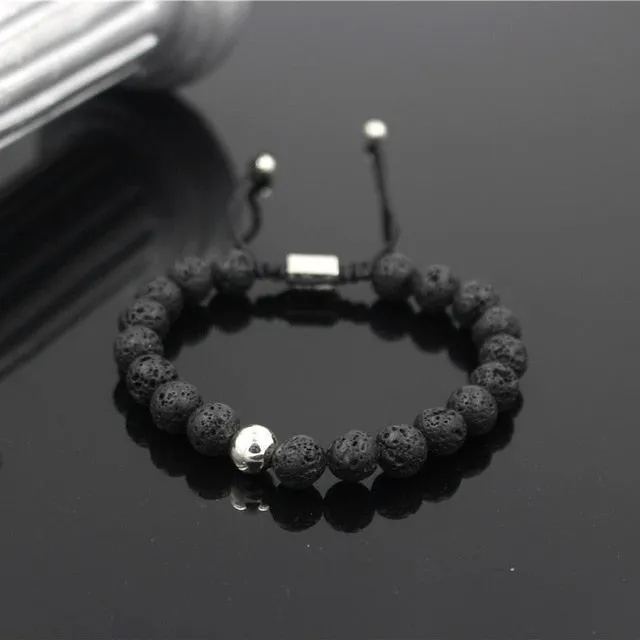 Adjustable Lava Bracelets