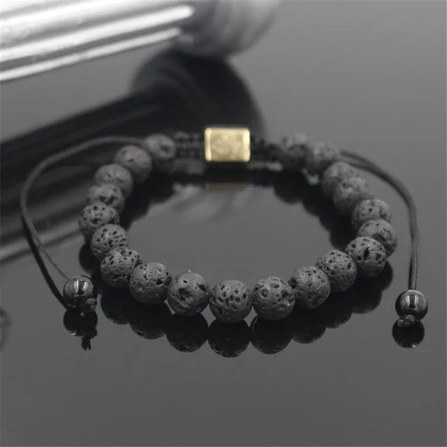 Adjustable Lava Bracelets