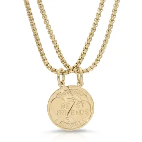 Best Friend Coin Necklaces