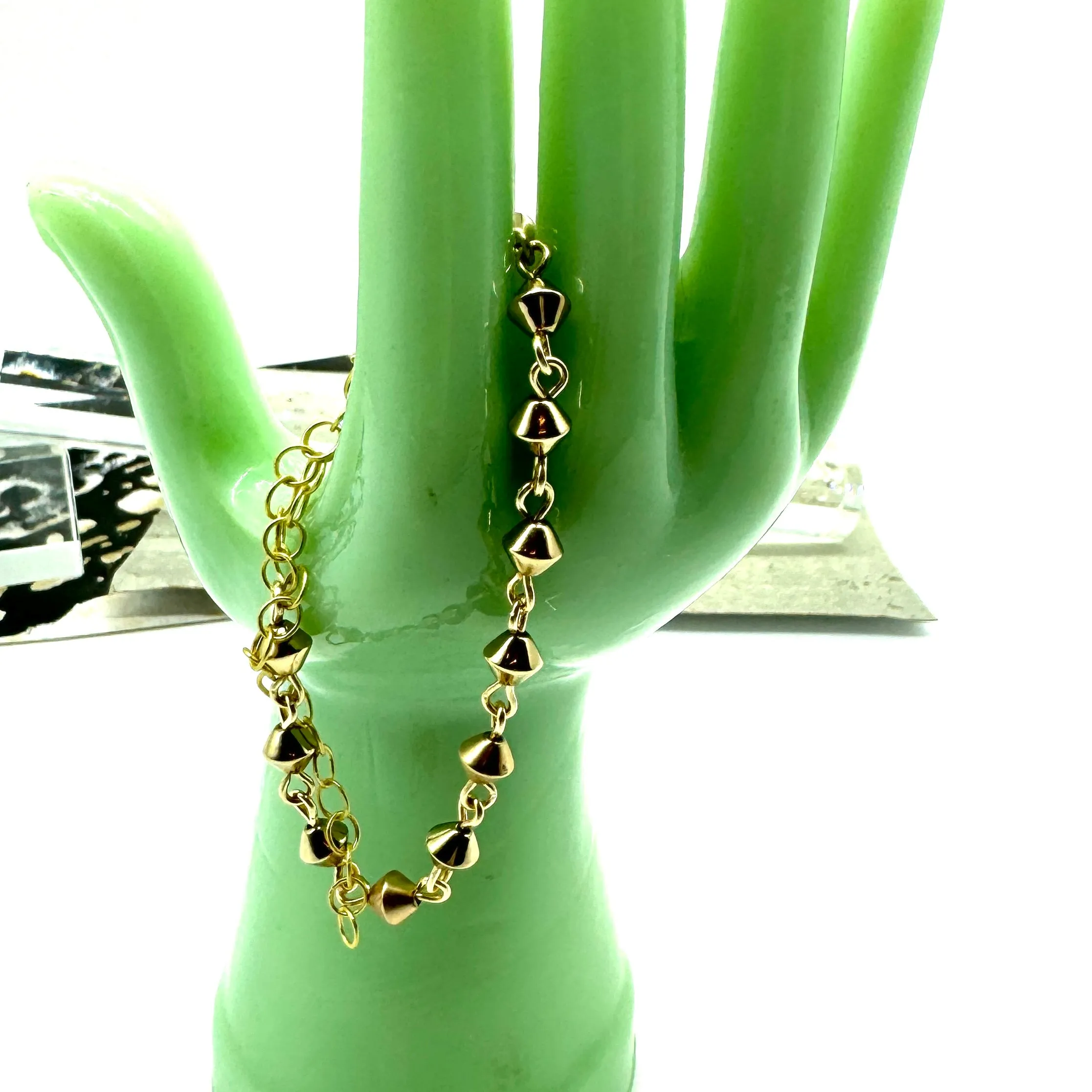 Bicone Golden Beads Betsy Bracelet