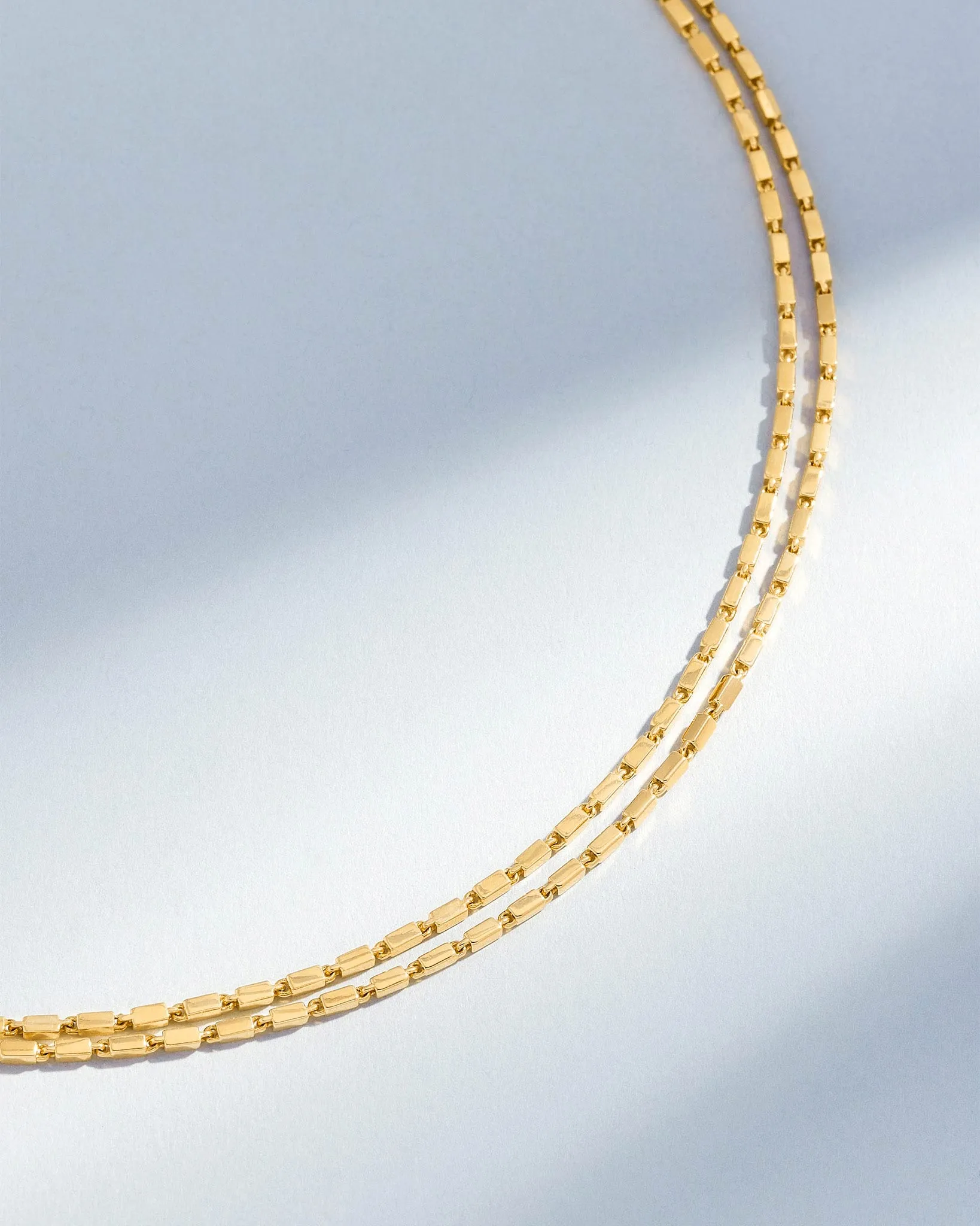 Block-Chain Thin Necklace