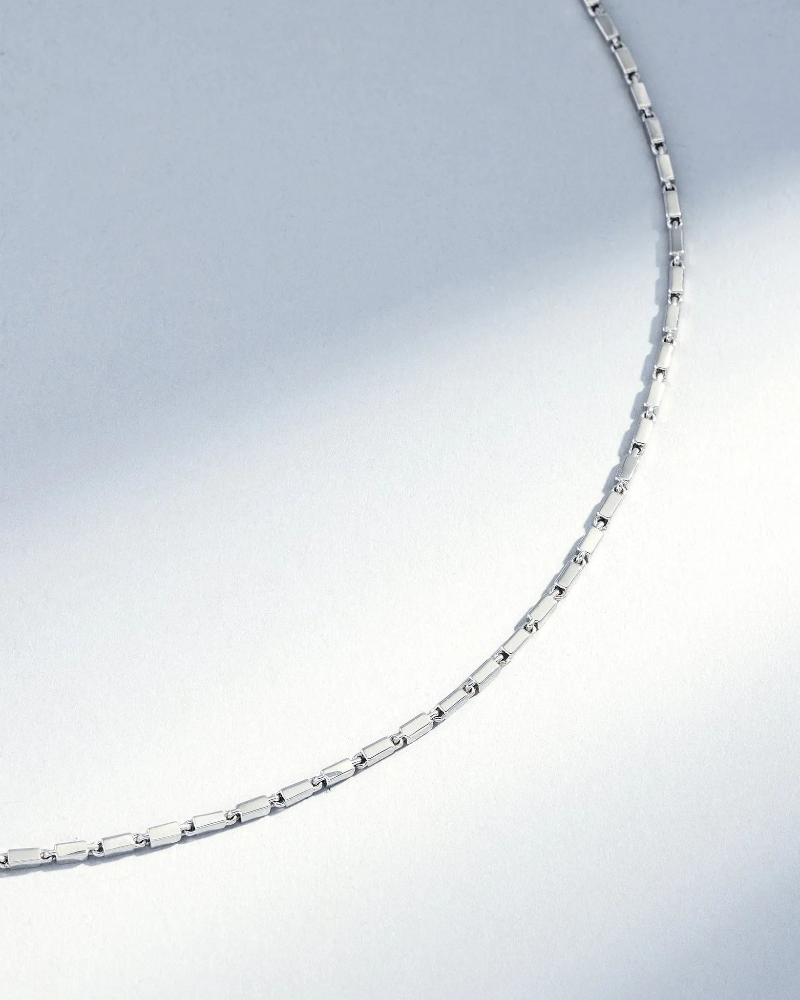 Block-Chain Thin Necklace