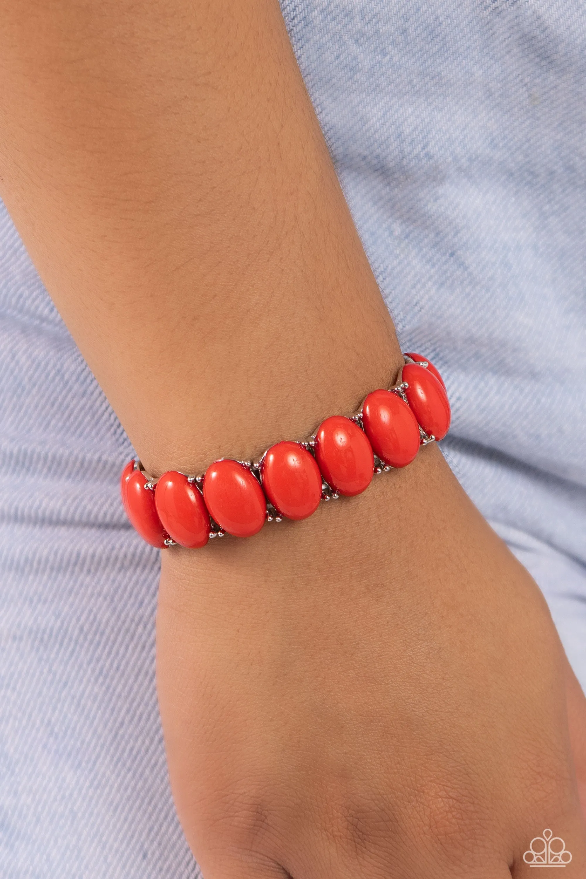 Bracelets Starting OVAL - Red B362