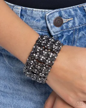 Bracelets Woven Wardrobe Black B2311