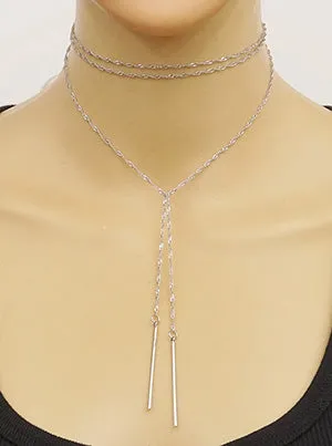 Candace Twisted Metal Chain Choker