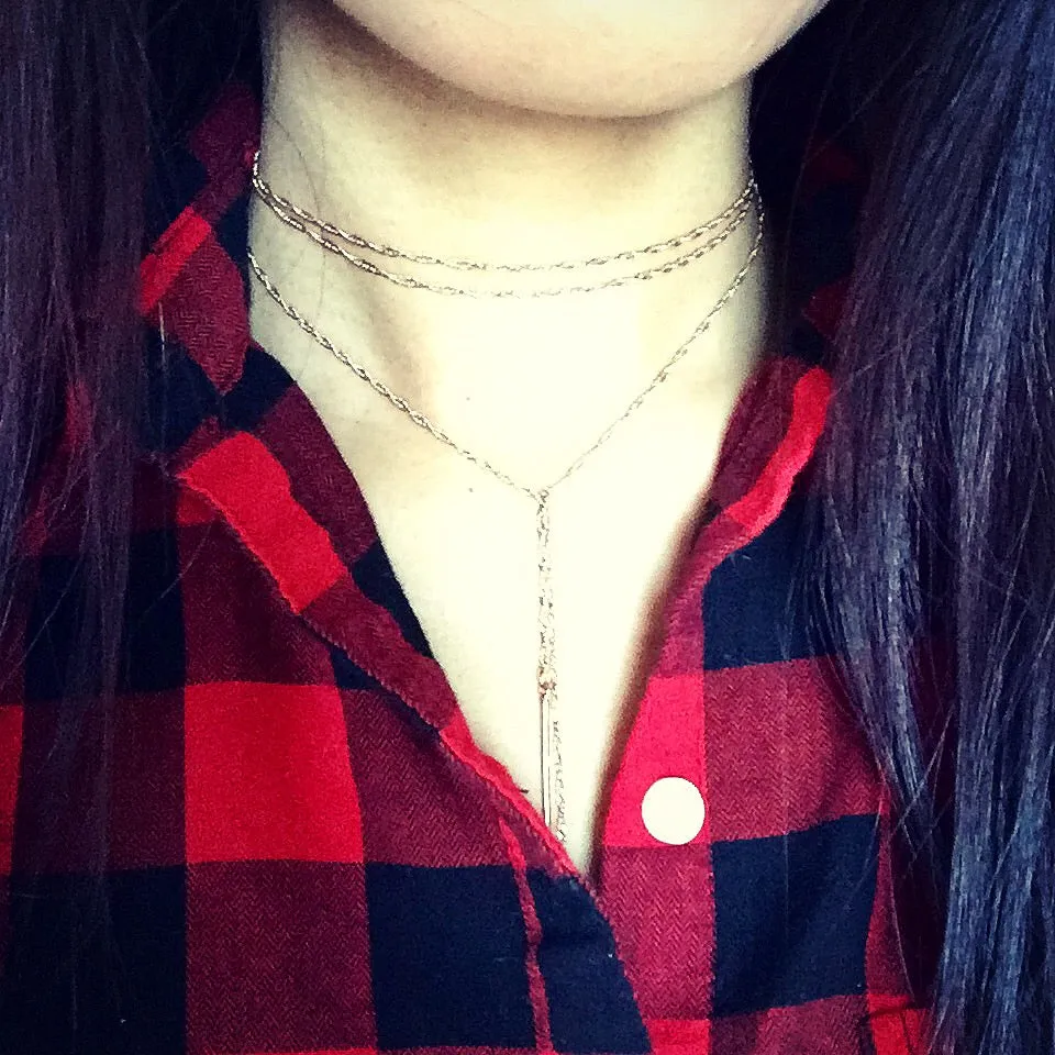 Candace Twisted Metal Chain Choker