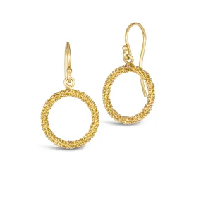 Circle Stardust Earrings