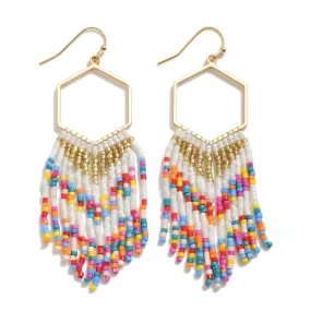 COLORFUL BEADED EARRINGS