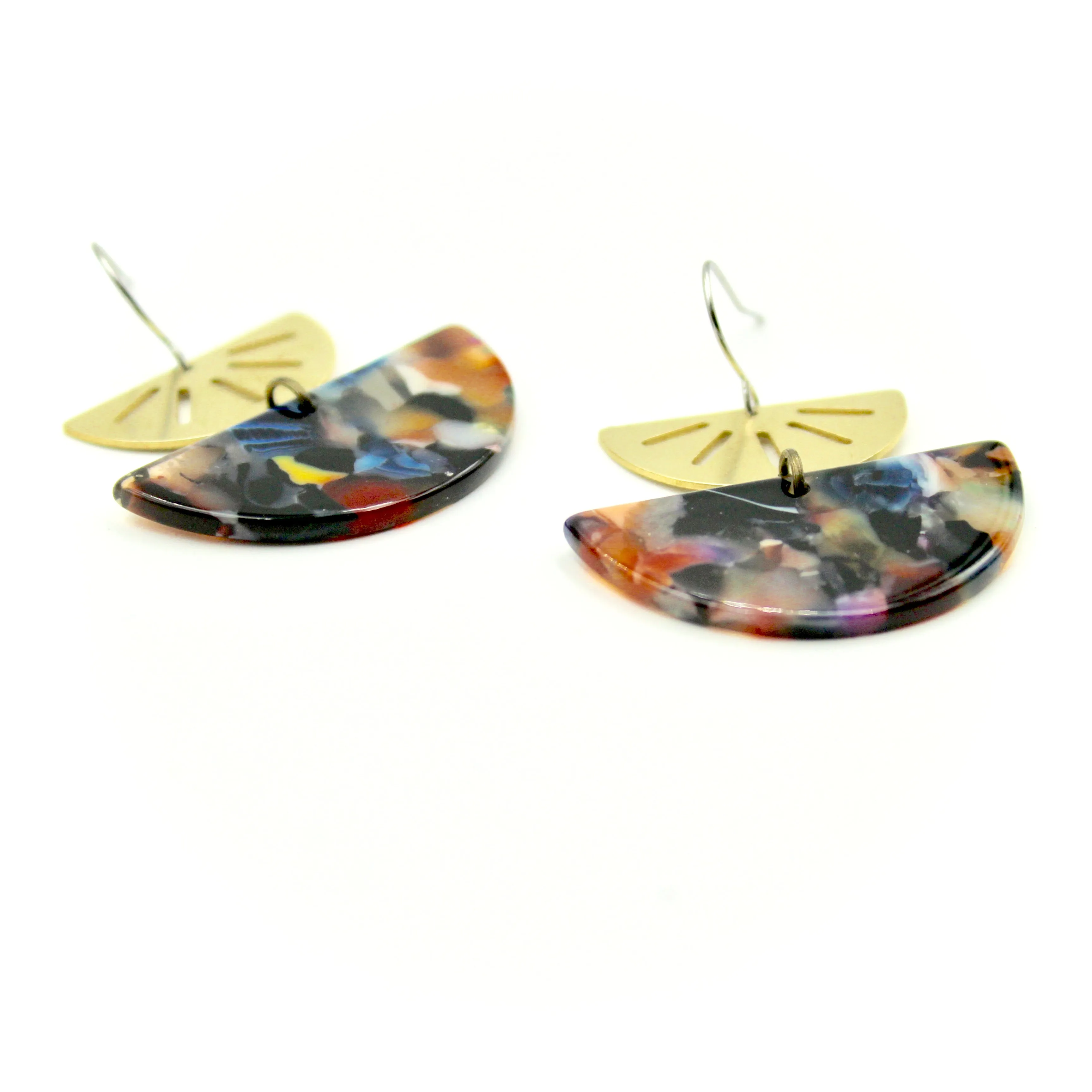 Colorful Rays Earrings