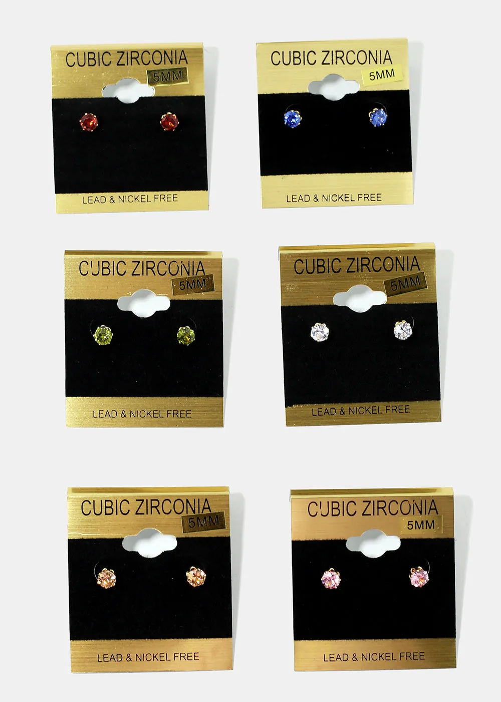 Colorful Rhinestone Earrings