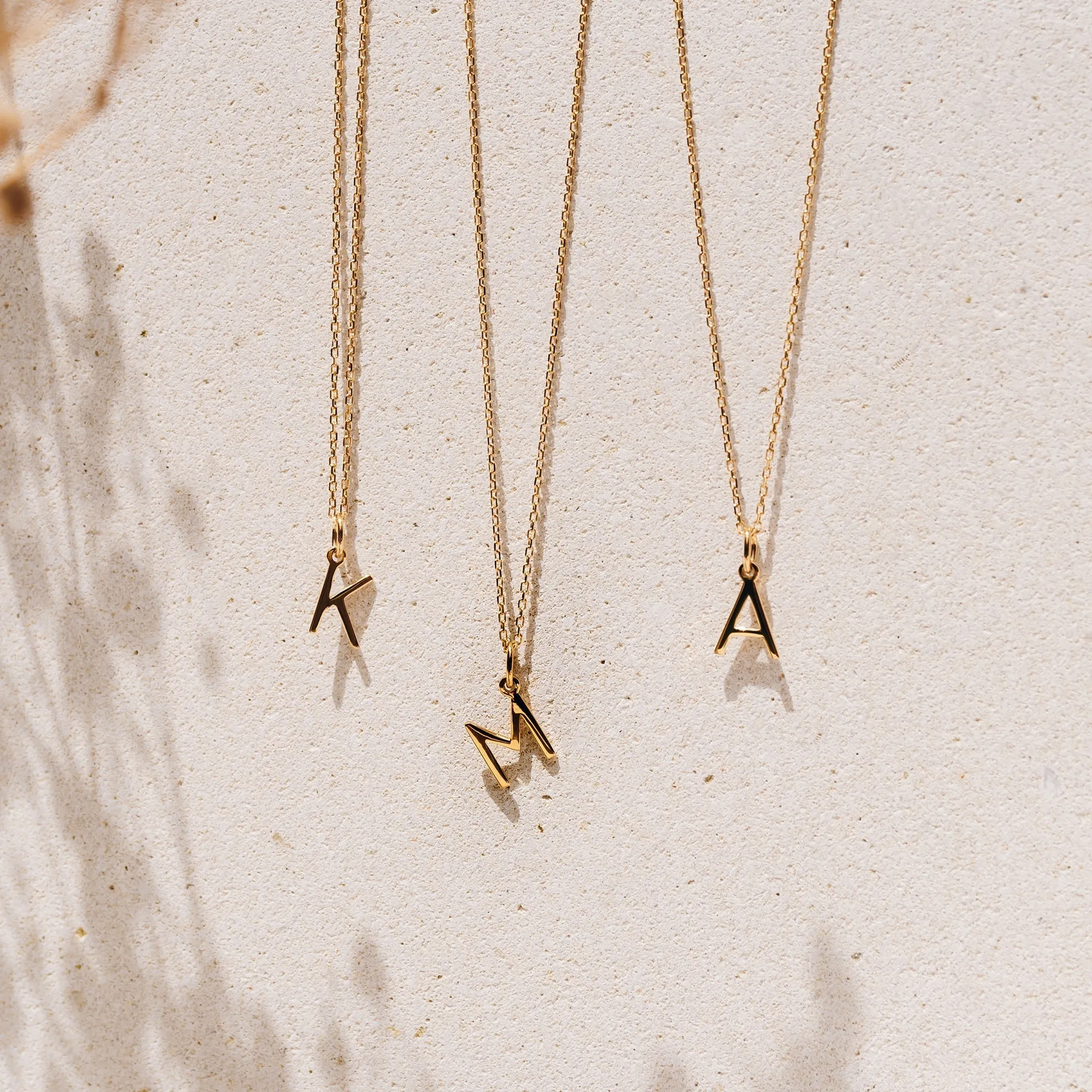 D Necklace / Gold Initial Necklace