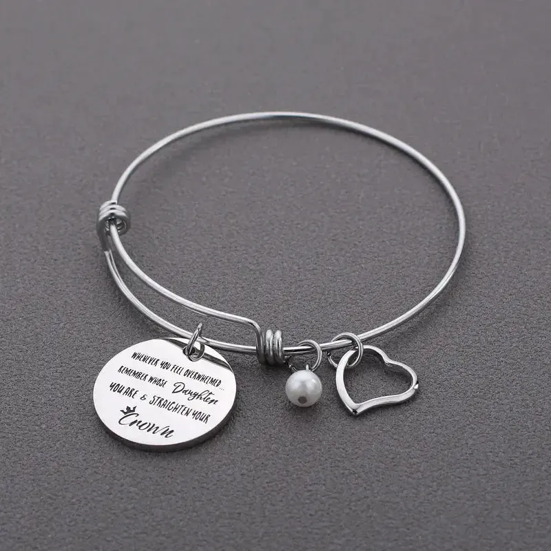 Dedication Adjustable Bangle Bracelets