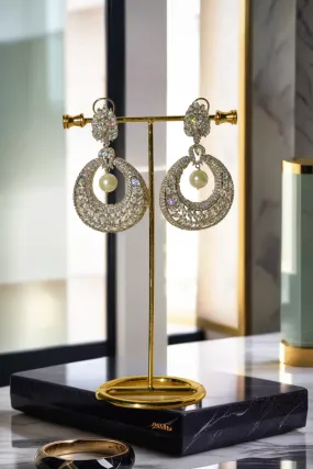 Esmeralda - Statement Chandbali Earrings