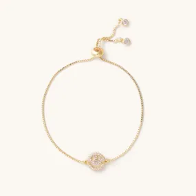 Gold Smile Slider Bracelet