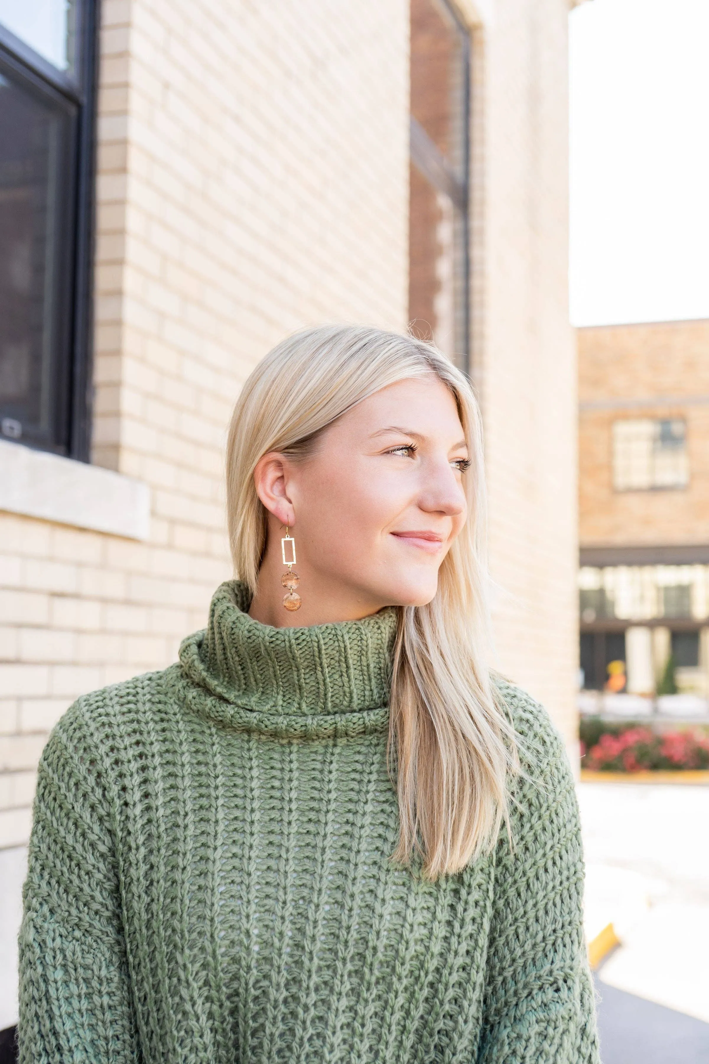 Holly Earrings - Brown Shimmer