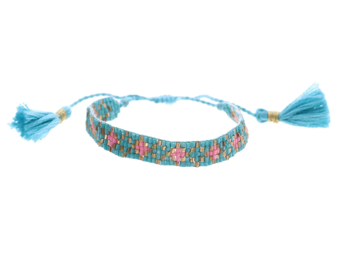 Kids Woven Beaded Band Bracelets