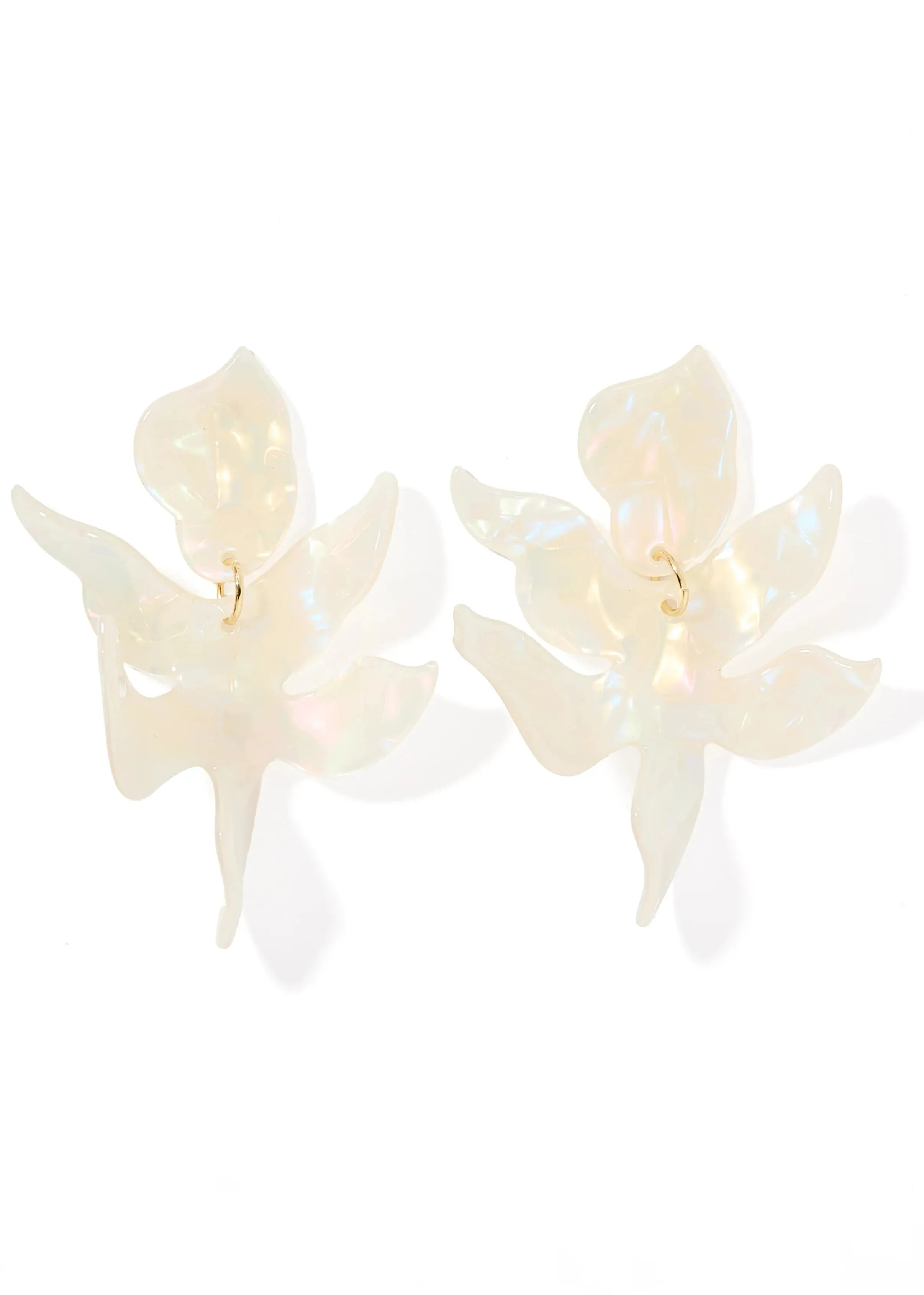 LINNY: Flora Iridescent Earrings