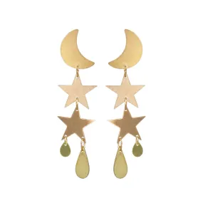 Little Gold Twilight Earrings