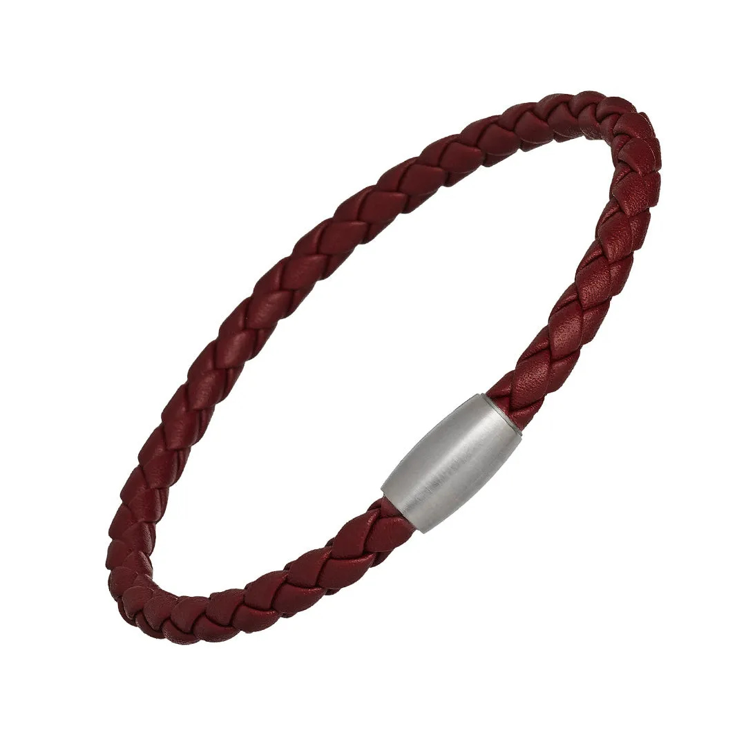 Mag-5 Woven Leather Bracelet