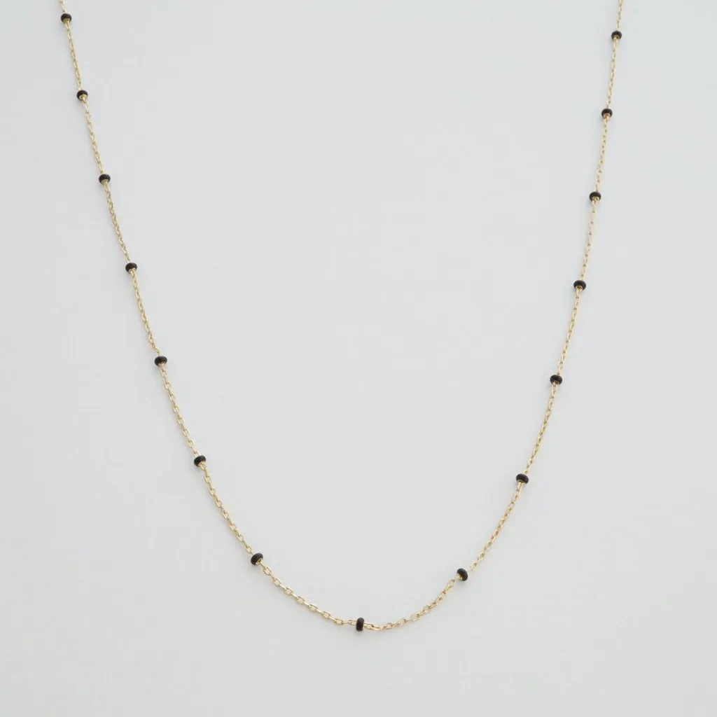 Mary Beaded Chain Necklace