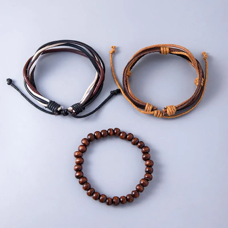 Multilayer Leather Adjustable Bracelets