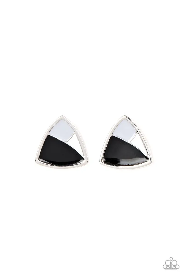 Paparazzi Earring ~ Kaleidoscopic Collision - Black