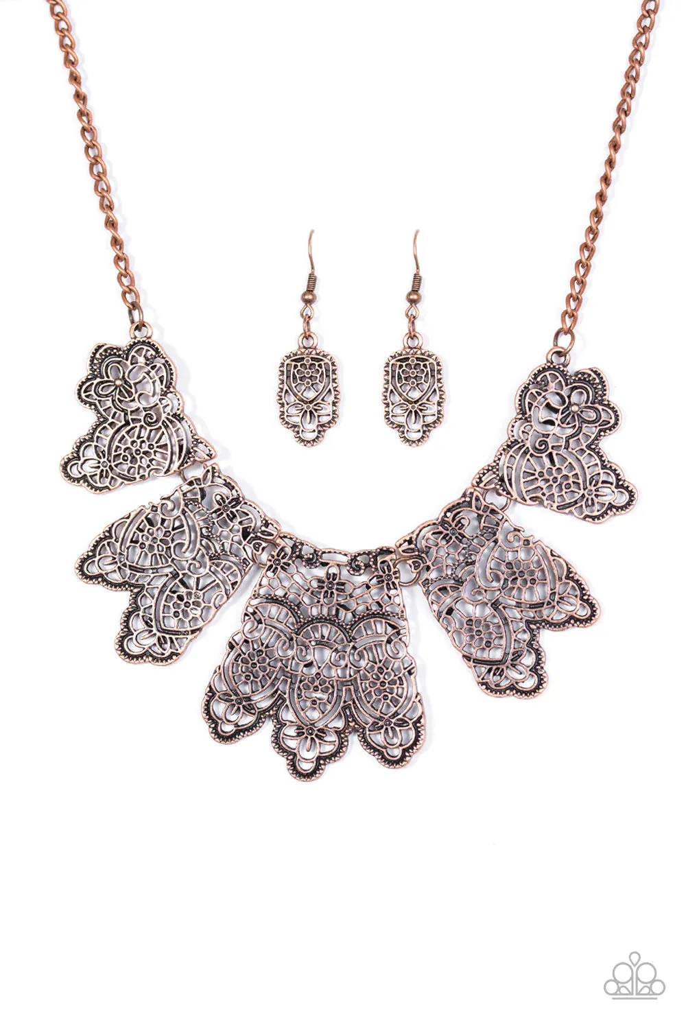 Paparazzi Necklace ~ Empire State Shimmer - Copper