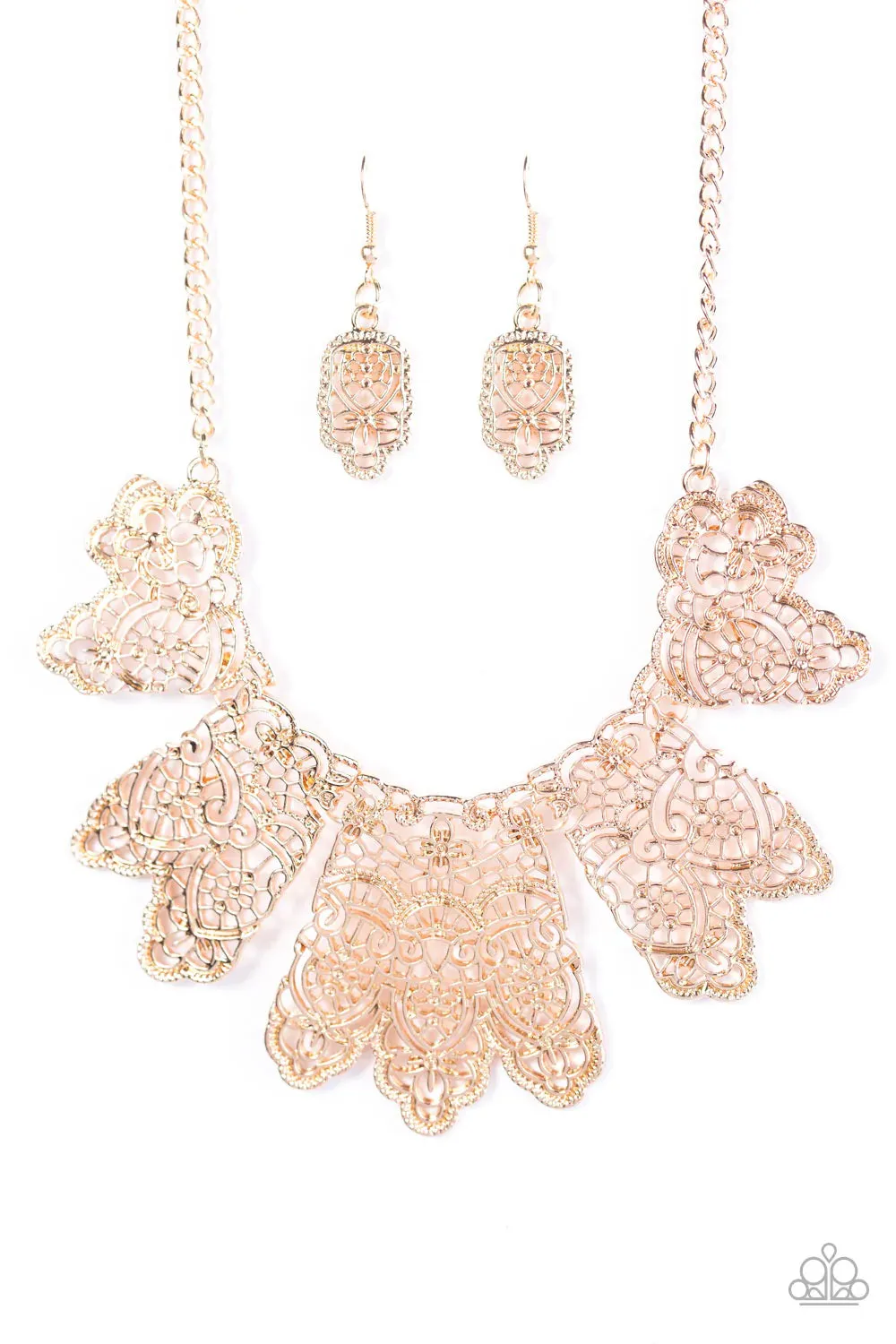 Paparazzi Necklace ~ Empire State Shimmer - Gold