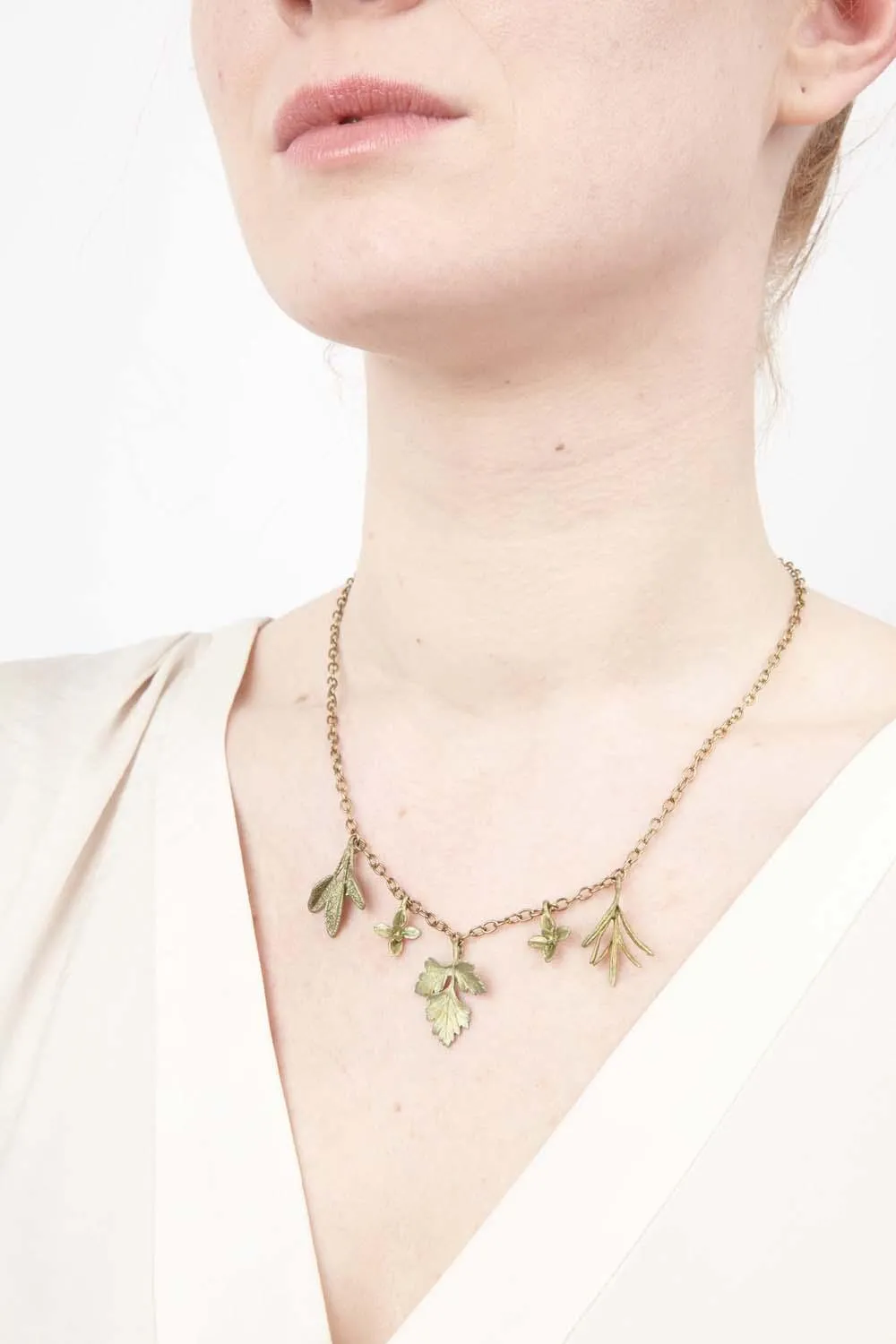 Petite Herb Charm Necklace