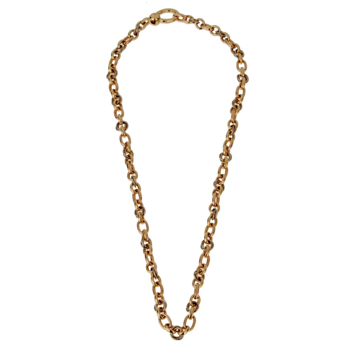 Pomellato Tricolor 18k Gold Necklace