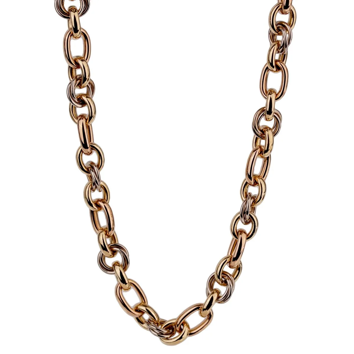 Pomellato Tricolor 18k Gold Necklace