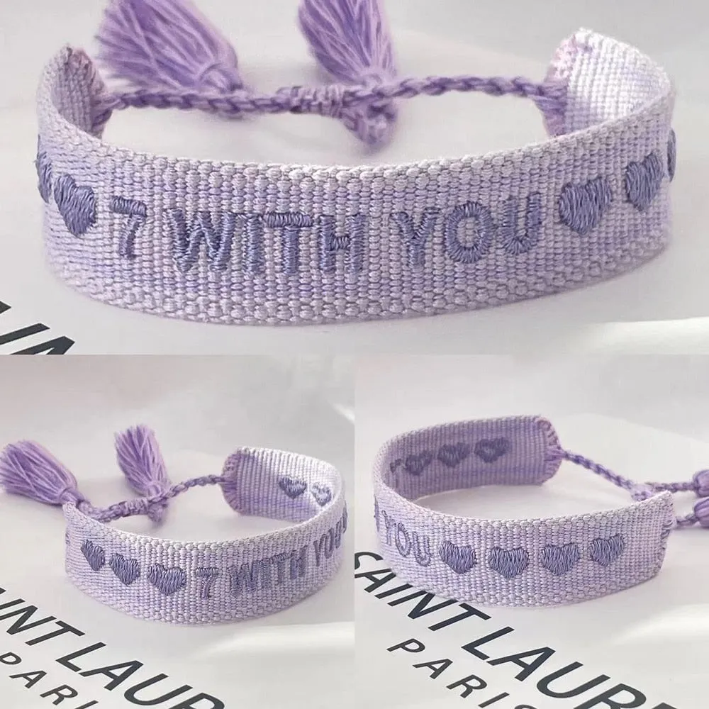 Purple Woven Bracelets