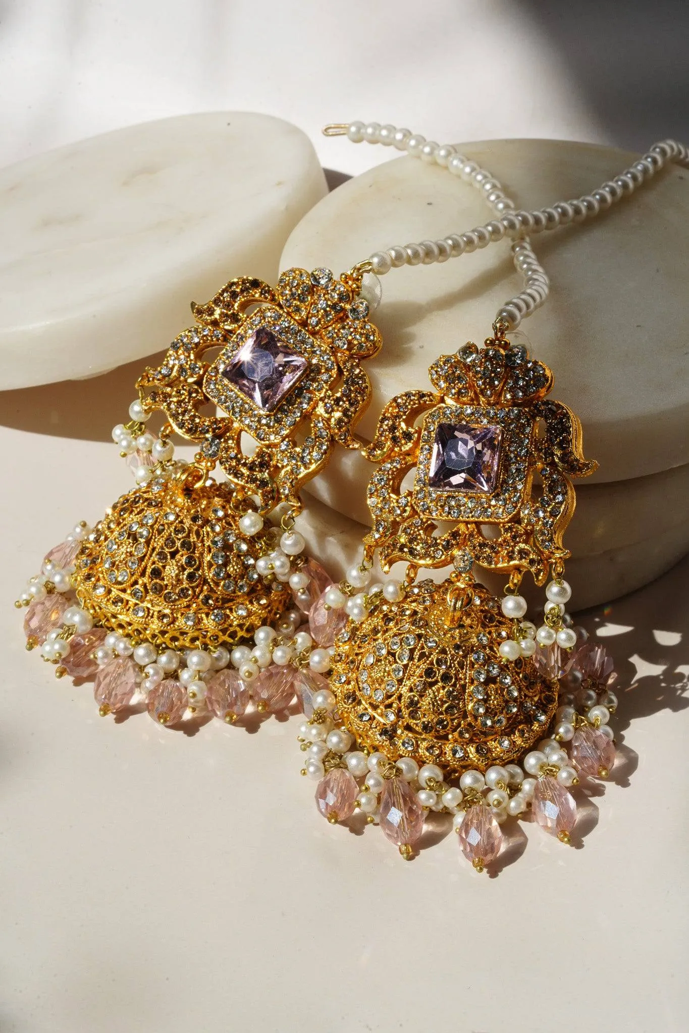 Sheza - Oversized Jhumka Earrings