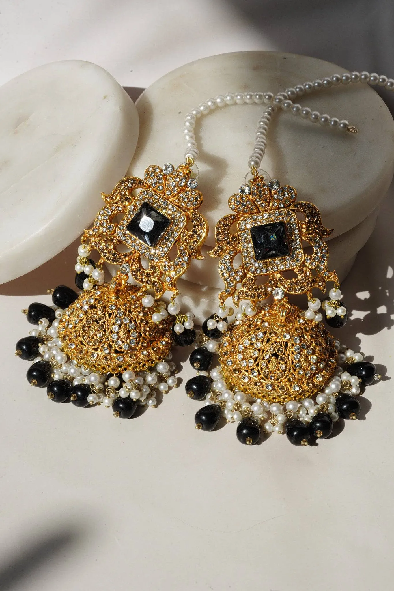 Sheza - Oversized Jhumka Earrings