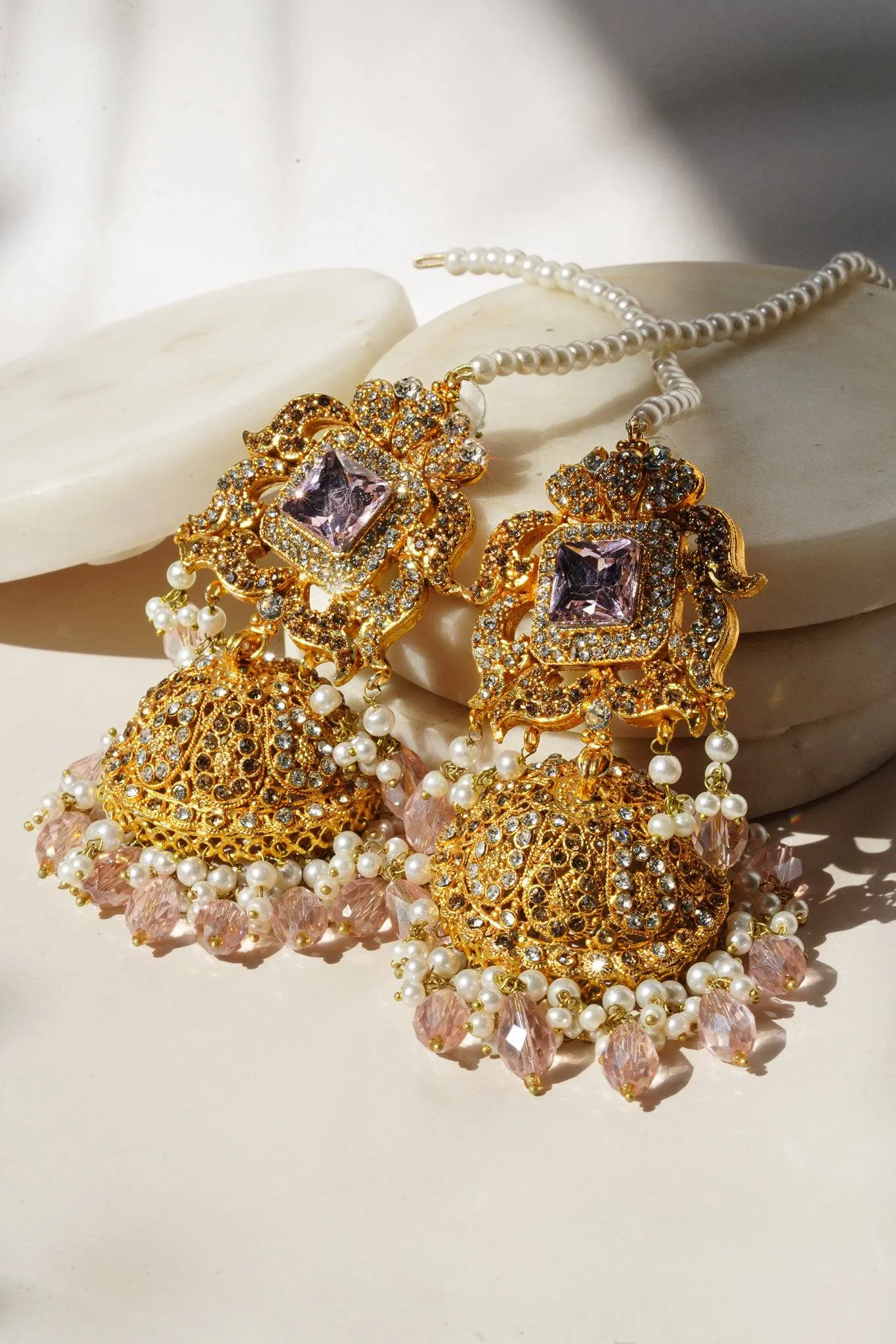 Sheza - Oversized Jhumka Earrings