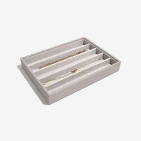 Stackers Classic 5 Compartment Jewellery Tray Taupe