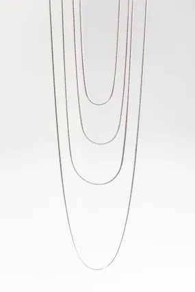 Sterling Silver Necklace Thin Chain