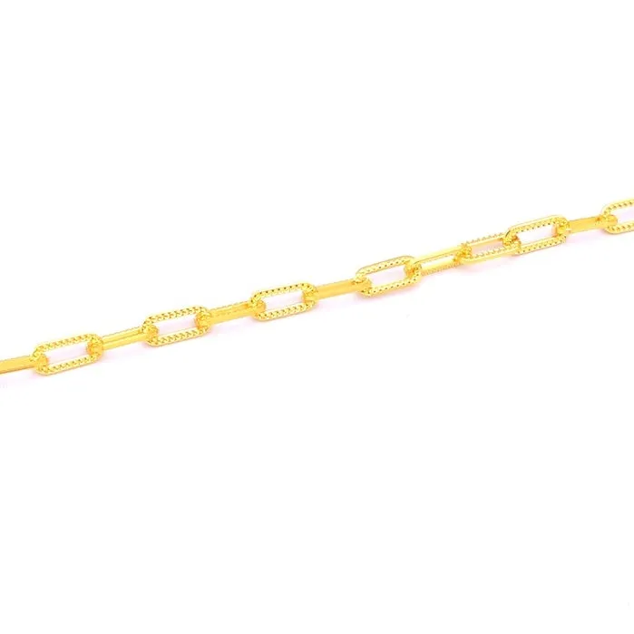 TAKA Jewellery 999 Pure Gold 5G Links Bracelet