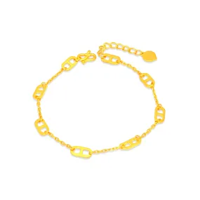 TAKA Jewellery 999 Pure Gold Bracelet