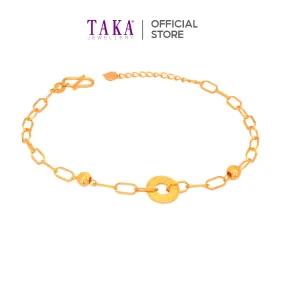 TAKA Jewellery 999 Pure Gold Bracelet