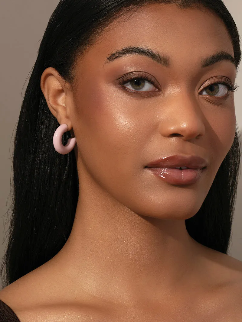 Tube Hoop Earrings