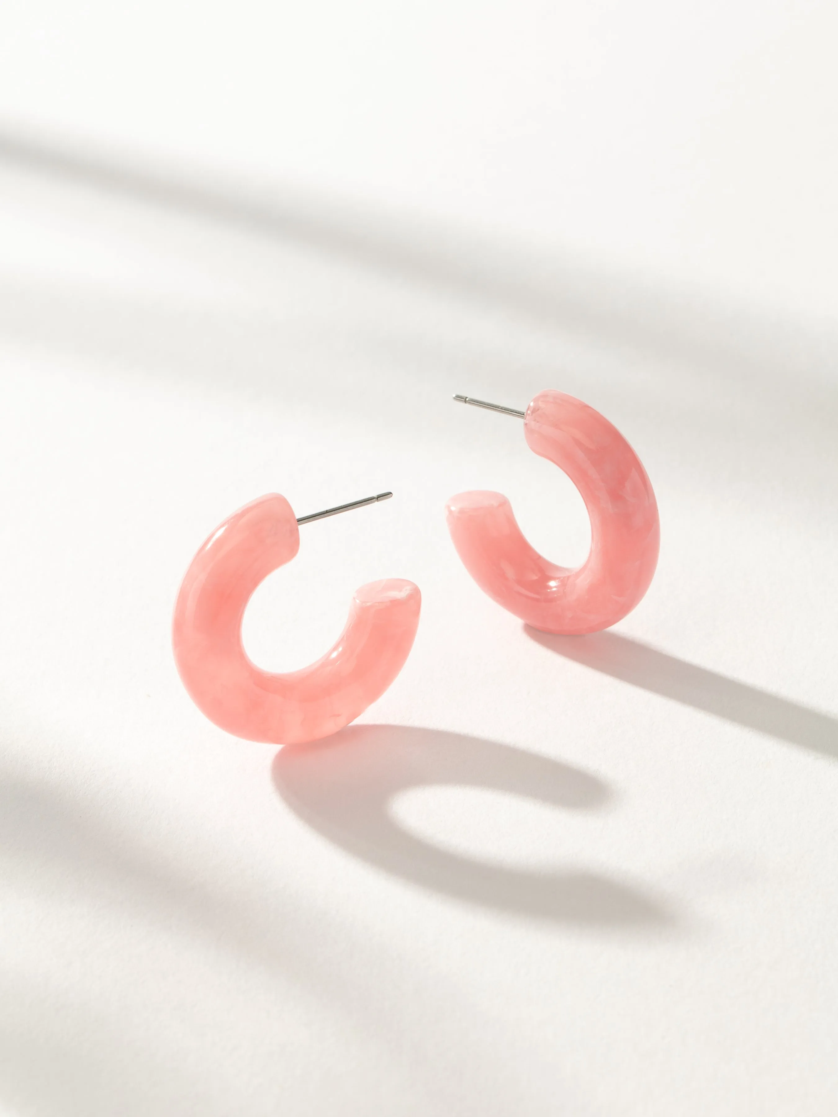 Tube Hoop Earrings