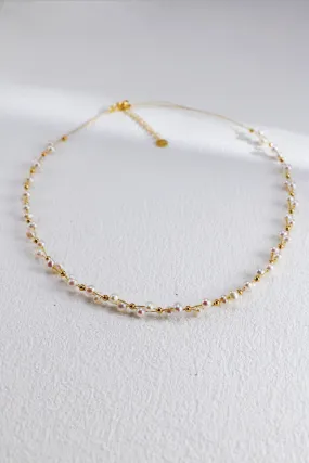 Twisted Freshwater Pearl Beads Necklace