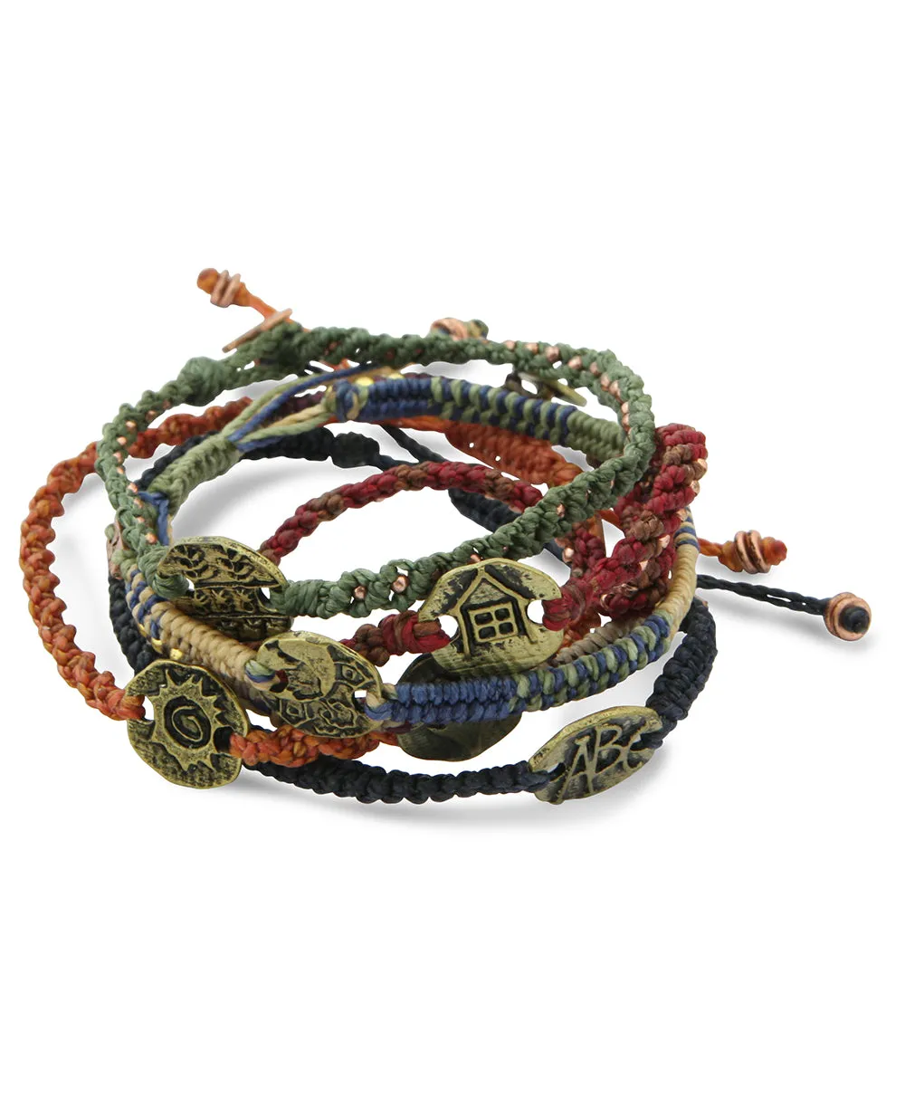 Wakami Dream Bracelet, Set of Fair Trade Woven Bracelets