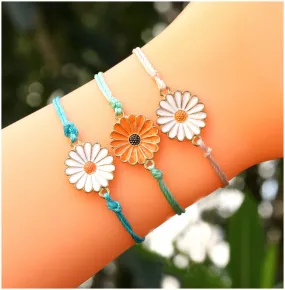 Woven Sunflower Bracelet